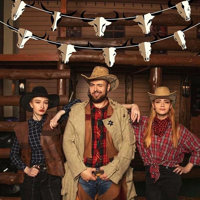Hooqict Western Cowboy Rodeo Party Banner Western Birthday Party Decorations - Image 5