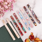 Cobahom 12Pcs Hair Clips Metal Duckbill Clips Leopard Print Hair Clips Teeth Hair Pins Chic Tortoise Shell Hair Barrettes for Women and Girls