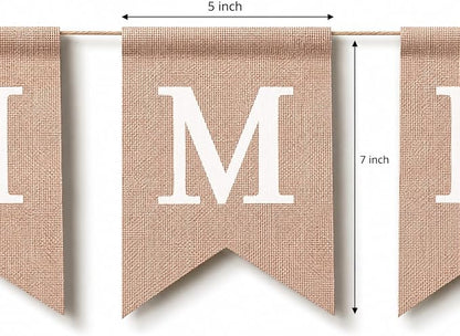 Custom Banner with Letters – Personalized Burlap or White Canvas Banner - Image 8