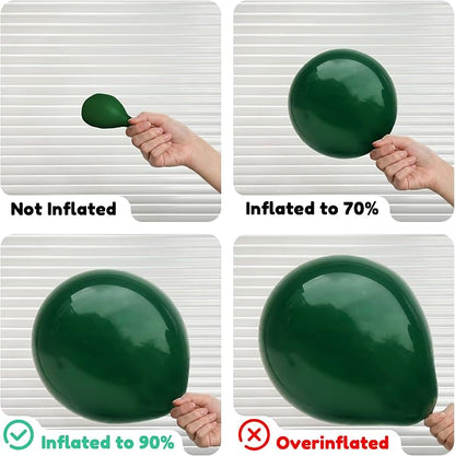 Dark Green Balloons, Baby Shower, Anniversary, Graduation, Wedding Decorations - Image 6