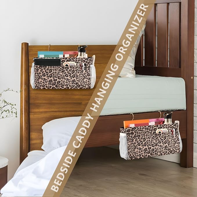 Bedside Caddy Hanging Bunk Bed Caddy Bed Organizer Hanging Pocket - Image 7