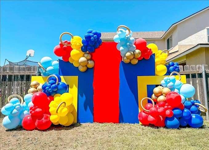 161Pcs Cartoon Balloon Garland Arch Kit - Image 3