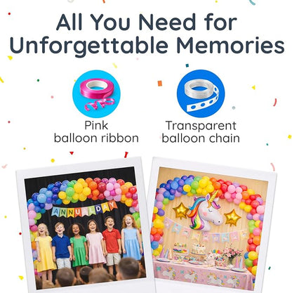 ZENO Multicolor Balloons 50pcs 12 Inch Helium Grade Latex Balloons - Image 4