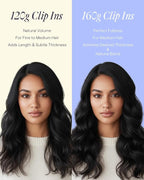 Full Shine Clip in Black Hair Extensions 18 Inch 160 G Clip in Hair Extensions Black Women for Fullness 7 Pcs