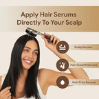 Massager Hair Growth Oil Applicator For Men And Women - Easy, Mess-Free, Precise Control Bask And Lather Scalp Stimulator For Adults - Promotes Clean, Healthy Hair Growth