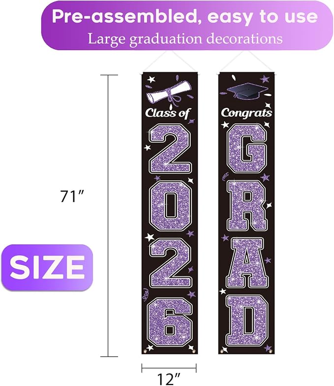KMUYSL Graduation Decorations Class of 2026, 2026 Graduation Decorations Party - Image 7