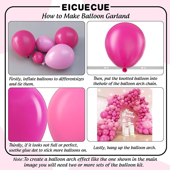 Pink Balloon Arch Kit - Image 3