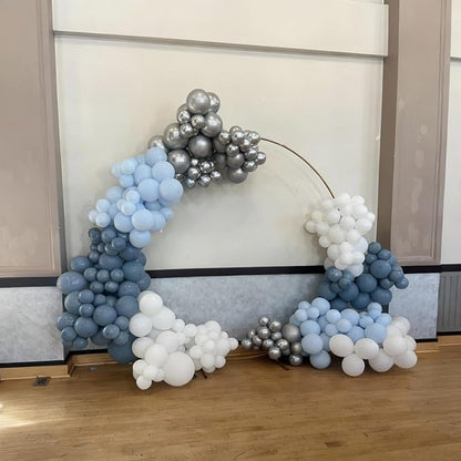 Dusty Blue Balloons for Baby Shower Gender Reveal Birthday Party Decoration | - Image 5