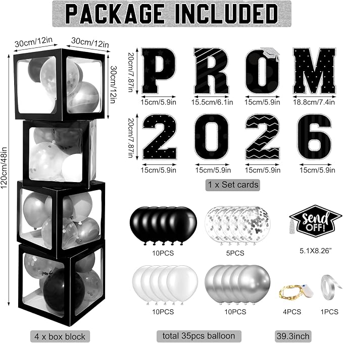 Graduation Prom Party Decorations Class of 2026, Graduation Prom Party Supplies - Image 2