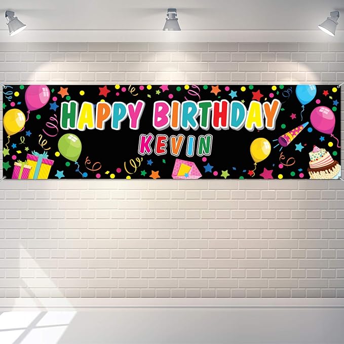 Tatuo Personalized Birthday Banner by Tatuo