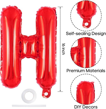 Happy Birthday Balloons Banner, Foil Balloon Personalized Name Letters Balloons - Image 5