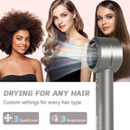 Hair Dryer with Diffuser,110000 RPM Blow Dryer with Magnetic Diffuser & Concentrator,4 Heat Settings & 3 Speed, Lightweight Ionic Hair Dryer for Women and Men