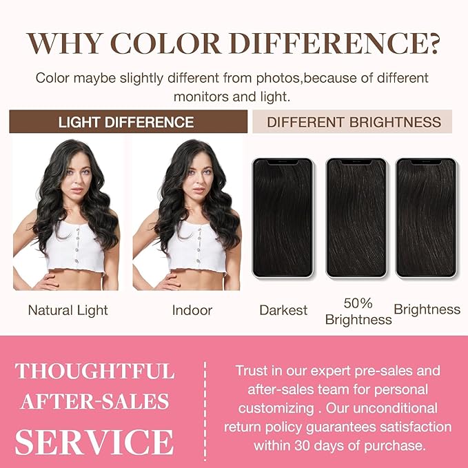 GOO GOO Clip in Hair Extensions Real Human Hair, Remy Human Hair Extensions Clip ins for Women, Natural Human Hair, 22 Inch 140g 7Pcs, 1B Natural black