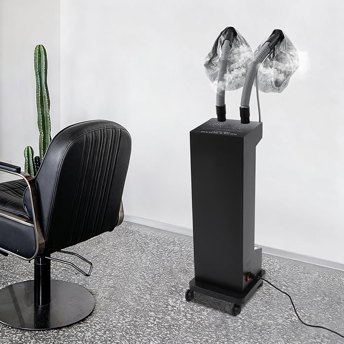 650W Hair Steamer Machine, Professional Hair Color Processor w/ 5 Specialized Modes, Adjustable Multifunctional Treatment-Heated Micro Mist Steamer for Home Salon Spa