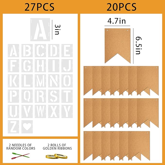 20 PCS DIY Custom Banner Set - Image 2