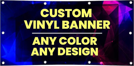 Custom Banner Printing, Vinyl Banners, Any Size Any Color Banners, by FactoryofStickers