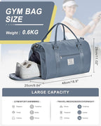 Gym Bag Womens,Travel Duffel Carry on Bag Sport Tote Bag Weekend Overnight Bag