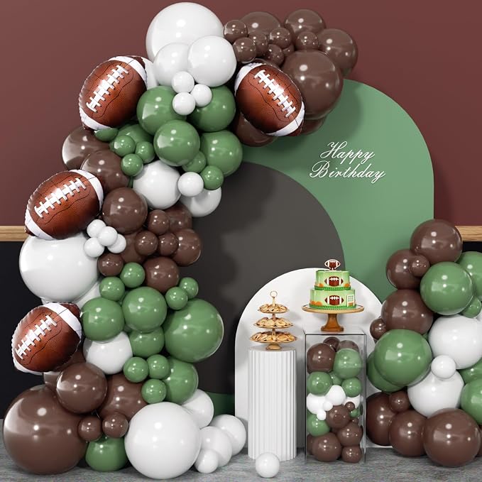 Football Balloon Arch Kit 158Pcs by Unknown