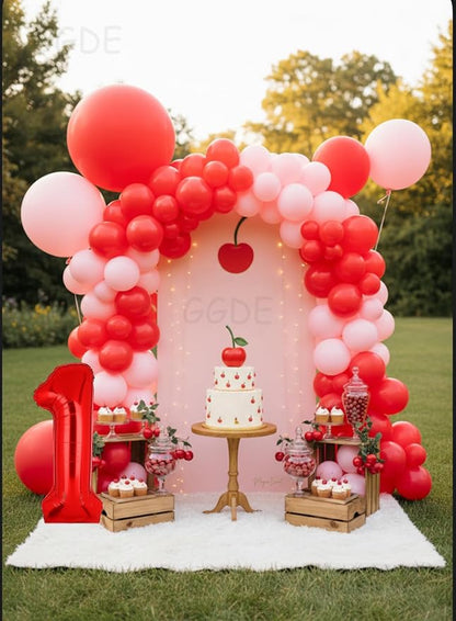 40 Inch 1 Red Number Balloons Mylar Foil Balloons 1st Birthday Party Decor | - Image 8