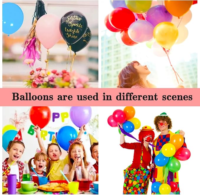 Brown Balloons 18 Inch 12 Pack Large Latex Party Balloons Round Helium Balloon - Image 5