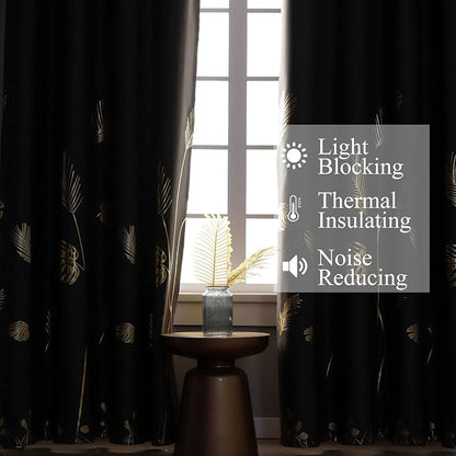 Blackout Curtains 108 inches Long, Light Blocking Grommet Curtains, Dark Grey - Image 6