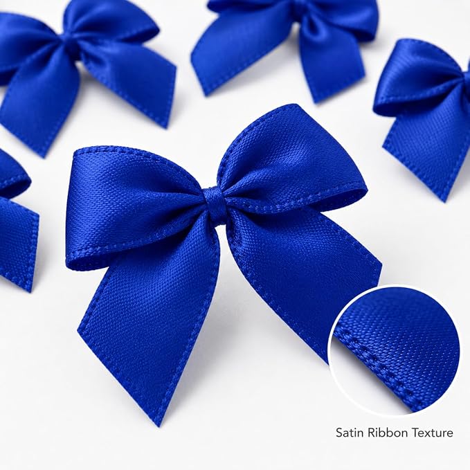 100 Pcs Mini Bows + 100 Glue Dots, - Image 9