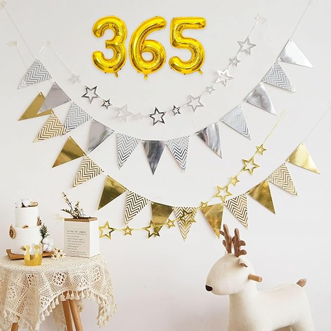 2 Set 20 Pcs Number Balloons 16 Inch Gold 0-9 Number Mylar Foil Balloons Gold - Image 5