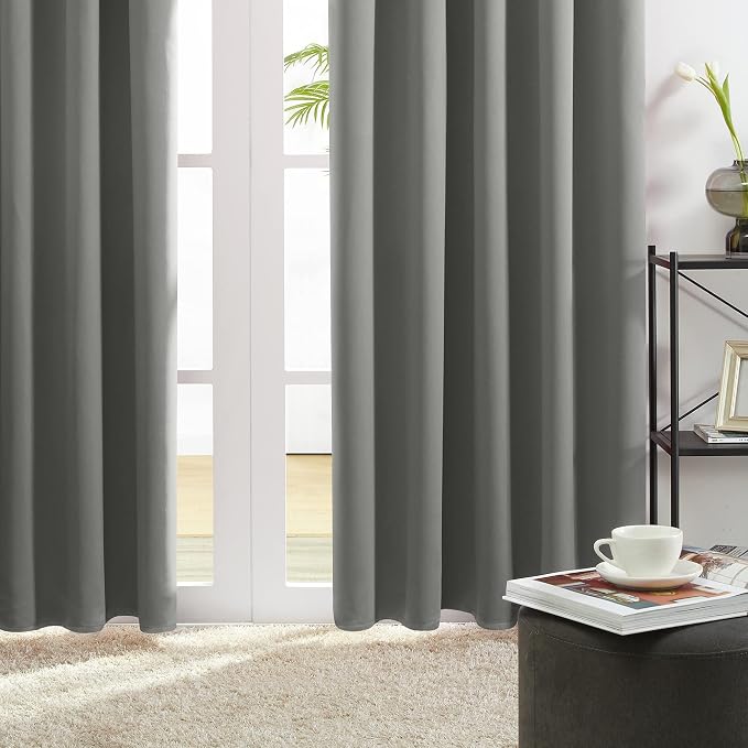 Deconovo Black Out Curtains 95 Inches Long - Image 2