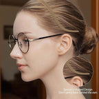 6 Pack No Pressure Headbands for Glasses Wearers - Flexible Non-Slip Hairbands, Matte Plastic with Teeth, for Women & Girls, Comfortable No Pressure, Ideal for Daily Use, Makeup & More