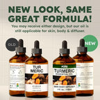 KUKKA Turmeric Essential Oils - 4 Fl Oz - for Hair, Skin, Diffuser, Aromatherapy & DIY Soap Making Scent