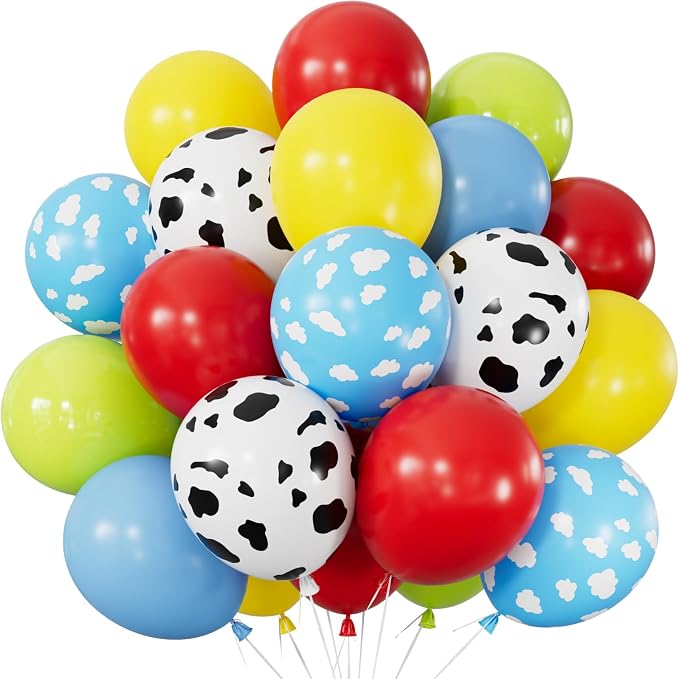 Red Yellow Blue Balloons, Lime Green Balloons, Colorful Latex Balloon by Adeyoo