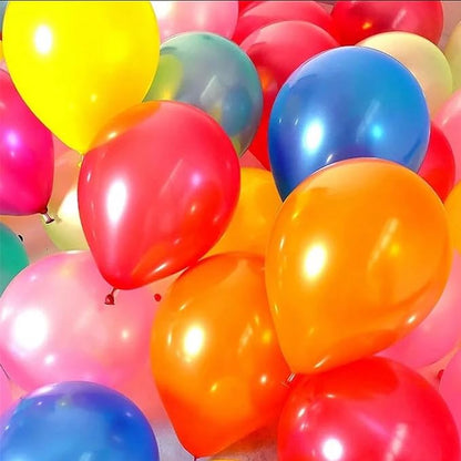 120pcs Pearl Rainbow Balloons Assorted Color 12 Inches Latex, Round Helium - Image 5