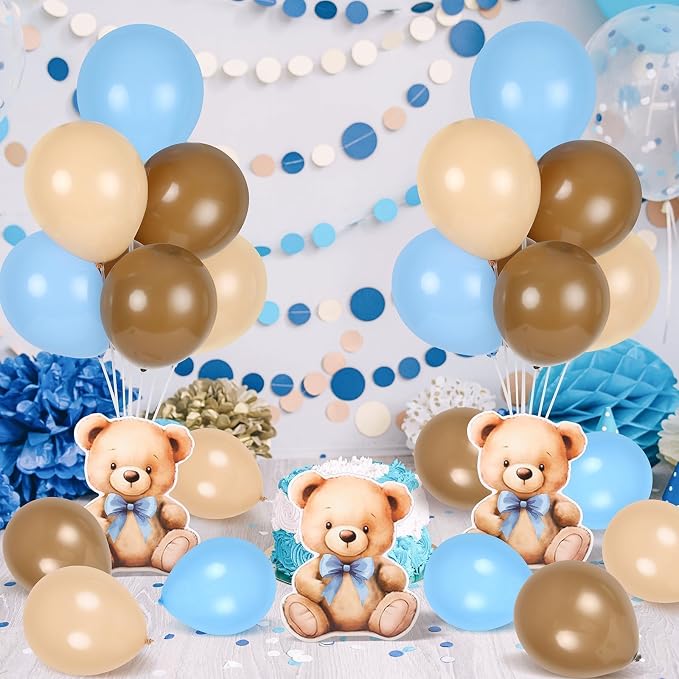 12 Sets Bear Baby Shower Balloon Stand Kit - Image 2