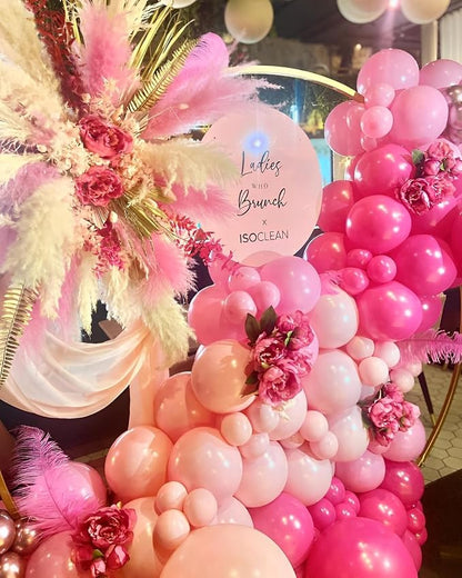 Pink Balloons Metallic Pink Balloon, Baby Shower, Galentines day Decorations - Image 3