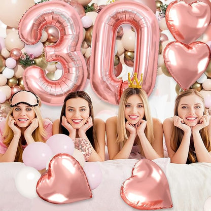 40 inch Rose Gold Birthday Decorations - Image 5