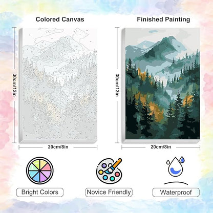 Yezavesu Framed Paint by Numbers Kit - Image 3