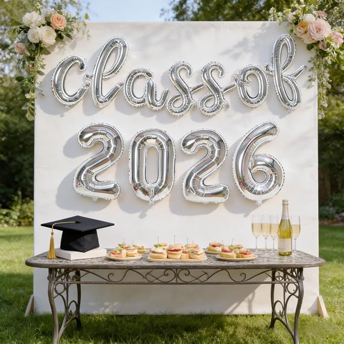 Class of 2026 Graduation Balloons, Balloon Banner, Indoor & Outdoor Decor - Image 5