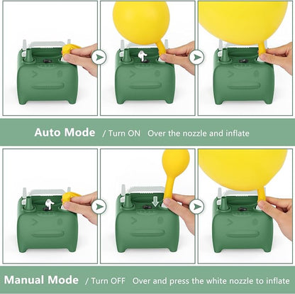 OWill Balloon Pump Electric, Balloon Inflator Electric Air Pump, Portable Dual - Image 3