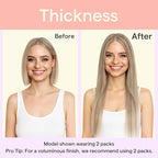 Full Shine Blonde Hair Extensions Clip in 12 Inch, Ash Brown Highlight Blonde Clip In Hair Extensions Real Human Hair for Thin Hair Add Thickness Straight 7 Pcs 95g