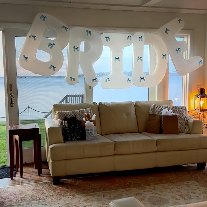 40Inch White BRIDE Balloons Bachelorette - Image 5