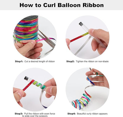 600 Yards Curling Ribbon, Balloon String Roll Ribbon and Bows - Image 5