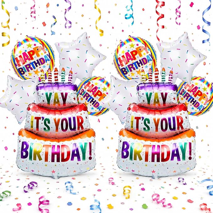2 Sets Happy Birthday Balloon Set by Unknown