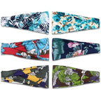 IVARYSS Headbands for Women, Non-Slip, Premium Stretchy Head Bands Hair Accessories,Wear for Yoga, Fashion, Working Out, Travel or Running, 6 Pack, Floral