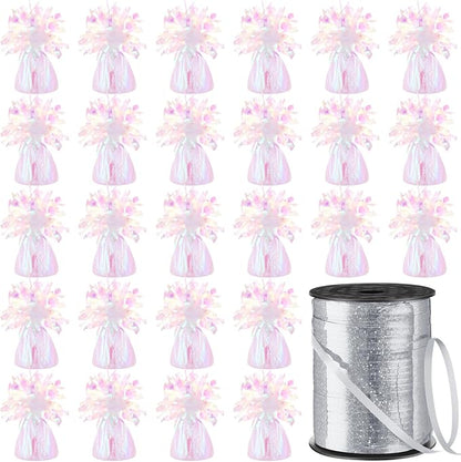 Yunsailing 25 Pcs Heavy Metallic Balloon Weights by Yunsailing