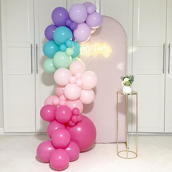 Pink Purple and Blue Balloons - Image 6