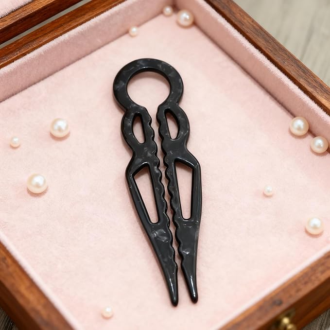 3PCS French Hair Pins,Prestige Hair Pins,Elegant Hair Accessories for women,Suitable for all head shapes (B-1)