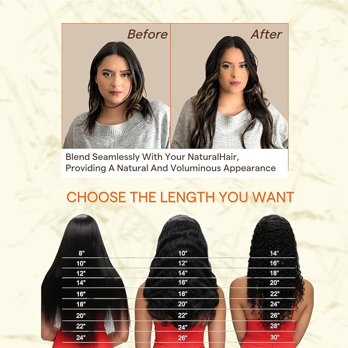 Full Shine Hair Extensions Tape in 12 Inch Color 1B Off Black Ombre 6 Brown Highlight 1B Black Balayage Natural Invisible Double Sided Remy Tape in Extensions Human Hair 30 Grams 20 PCS for Women