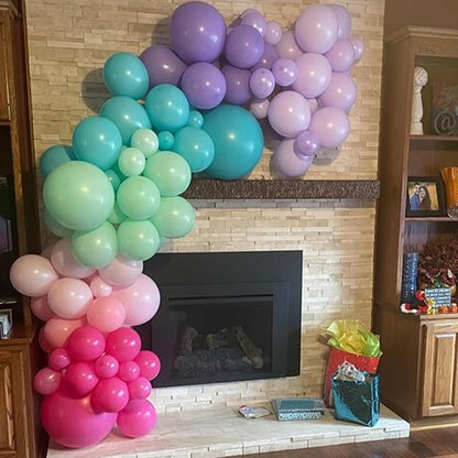 Pink Purple and Blue Balloons - Image 7
