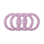slip Skinny Scrunchies: Anti-Crease, Anti-Breakage Slipsilk™ Design Protects Delicate Hair | Includes 4 Pure Silk Scrunchies, Wildflower