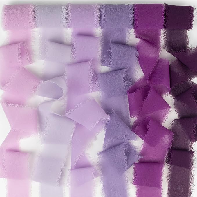 Purple Chiffon Ribbon by MLURCU